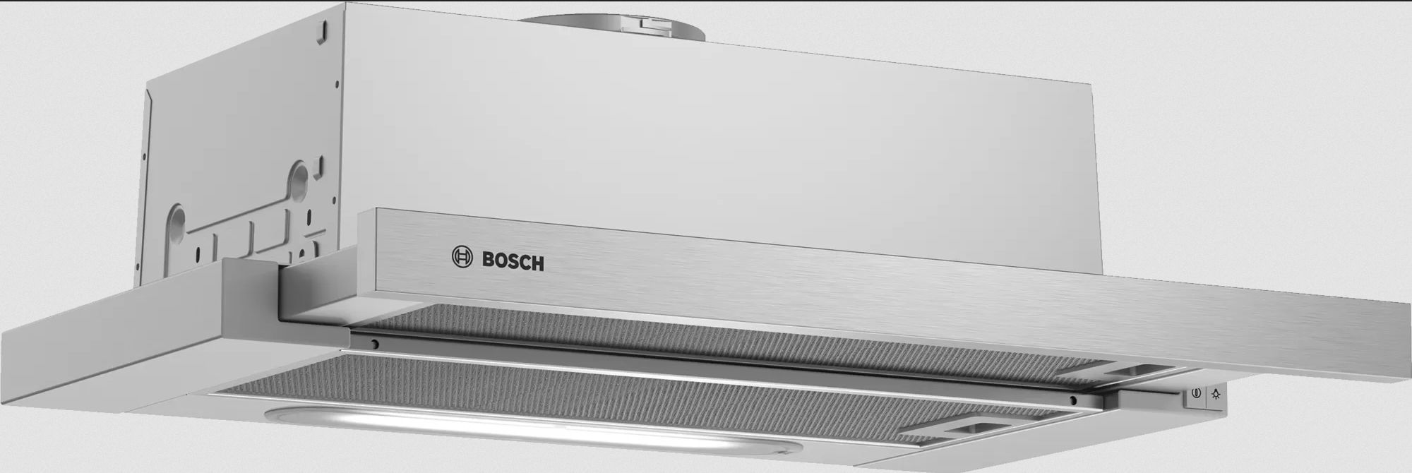 Bosch DFT63AC50 Flachschirmhaube 60 cm Silber