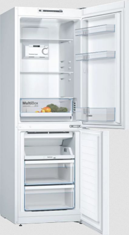 Bosch KGN33NWEB freistehende Kühl-Gefrier-Kombination, weiß, kostenloser Versand